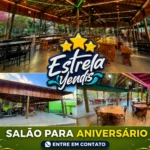 Espaço para eventos, aniversarios, casamentos, festas e confraternizações.