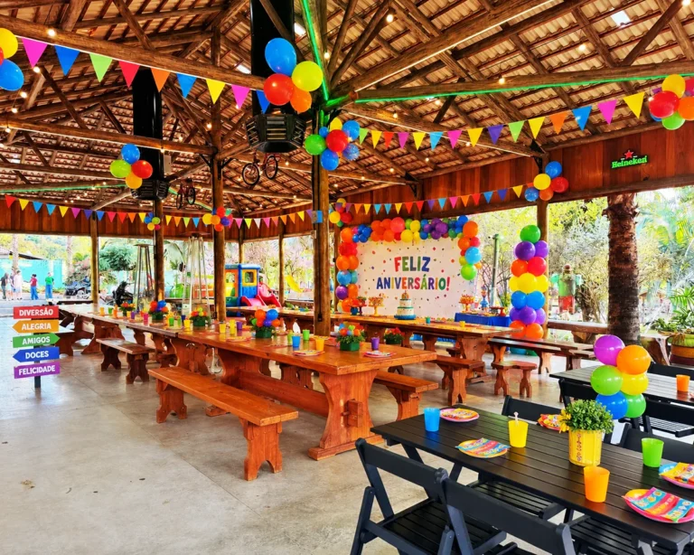 Espaço para eventos, aniversarios, casamentos, festas e confraternizações.